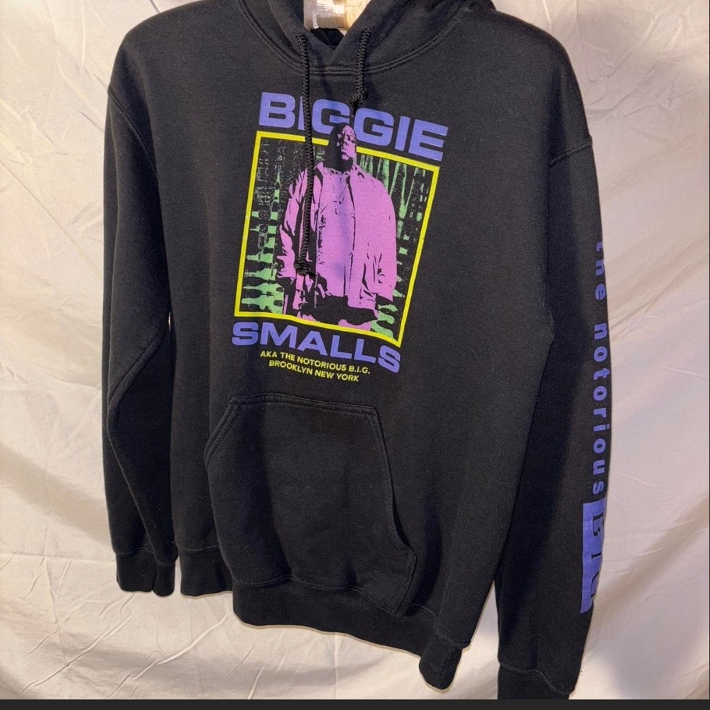 Notorious B.I.G. Black Graphic Hoodie